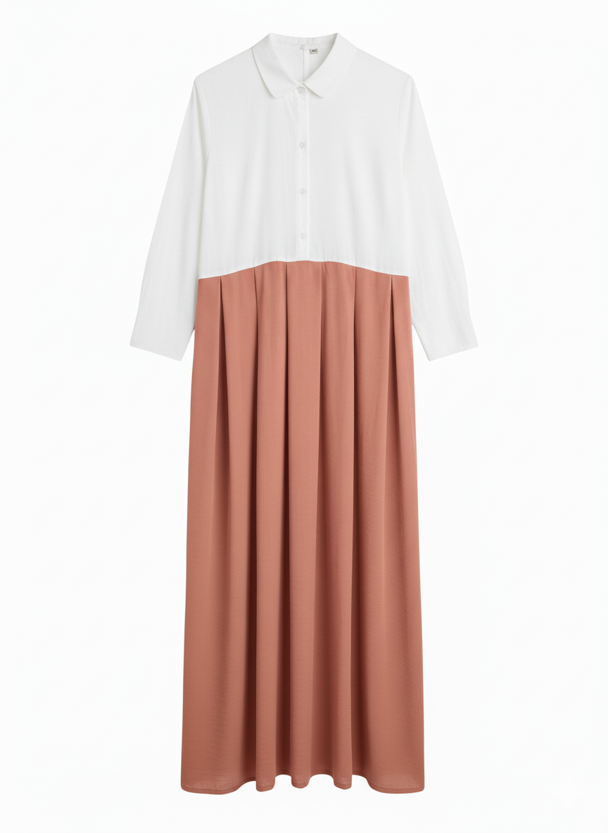 Long Maxi Frock with Matching Blouse