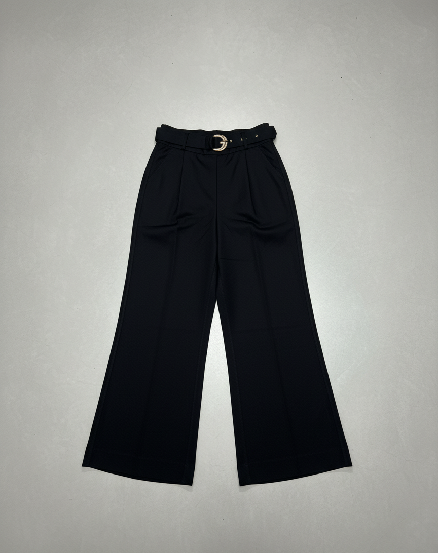Women’s High Waist G-Belt Palazzo Pants
