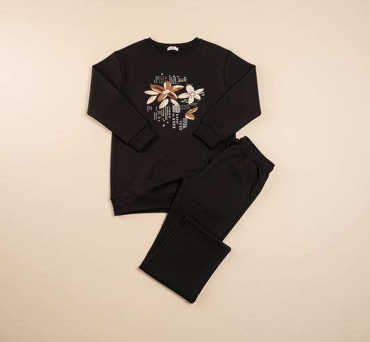 Women’s Warm Fleece Printed Co-ord Set