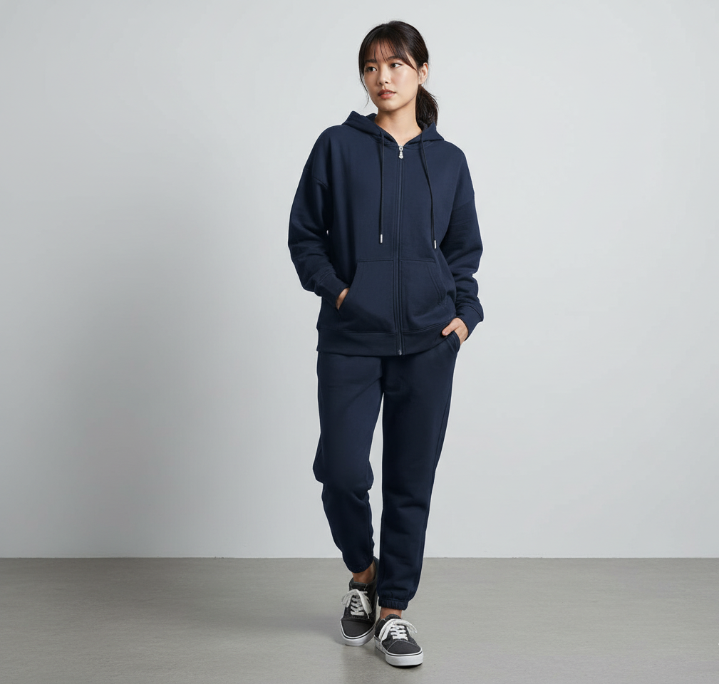 Zipper Fleece Tracksuit for Women