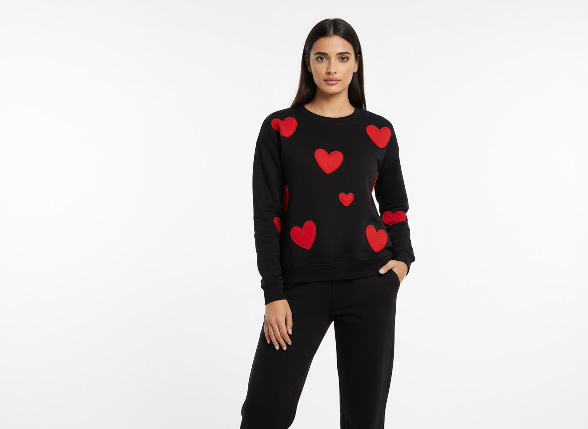 Black Model Plain Background