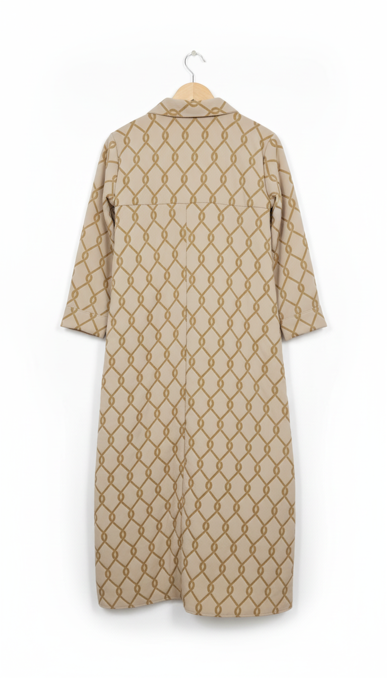 Cream Beige Hanger Back
