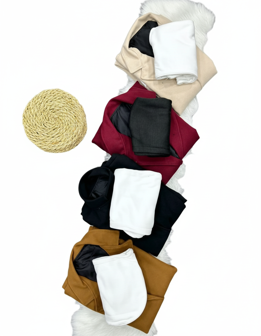 Enhanced Hoodie Collection Flat Lay